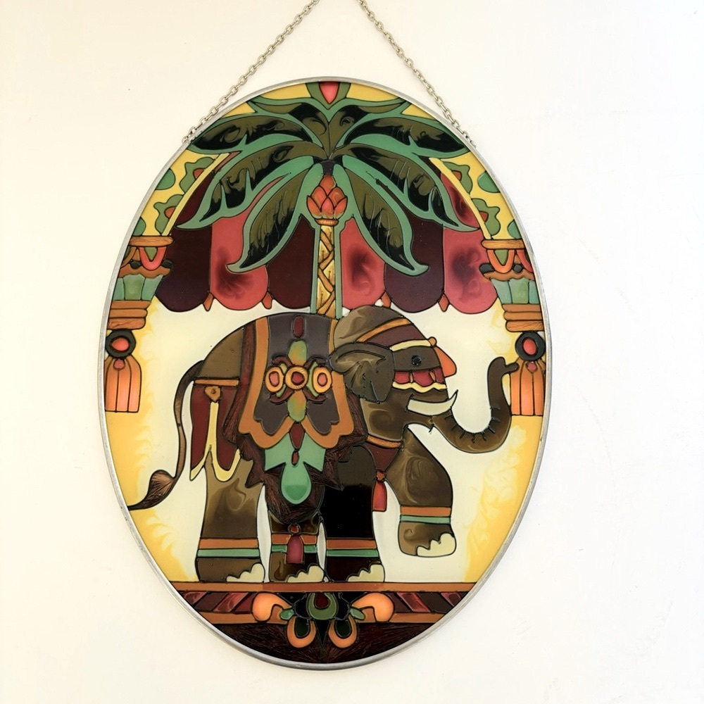 Joan Baker Design Elephant Sun Catcher Trunk Up Good Feng Shui